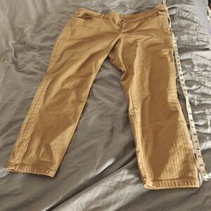 Reitmans Tan Chinos Classic Straight-Leg Pants
